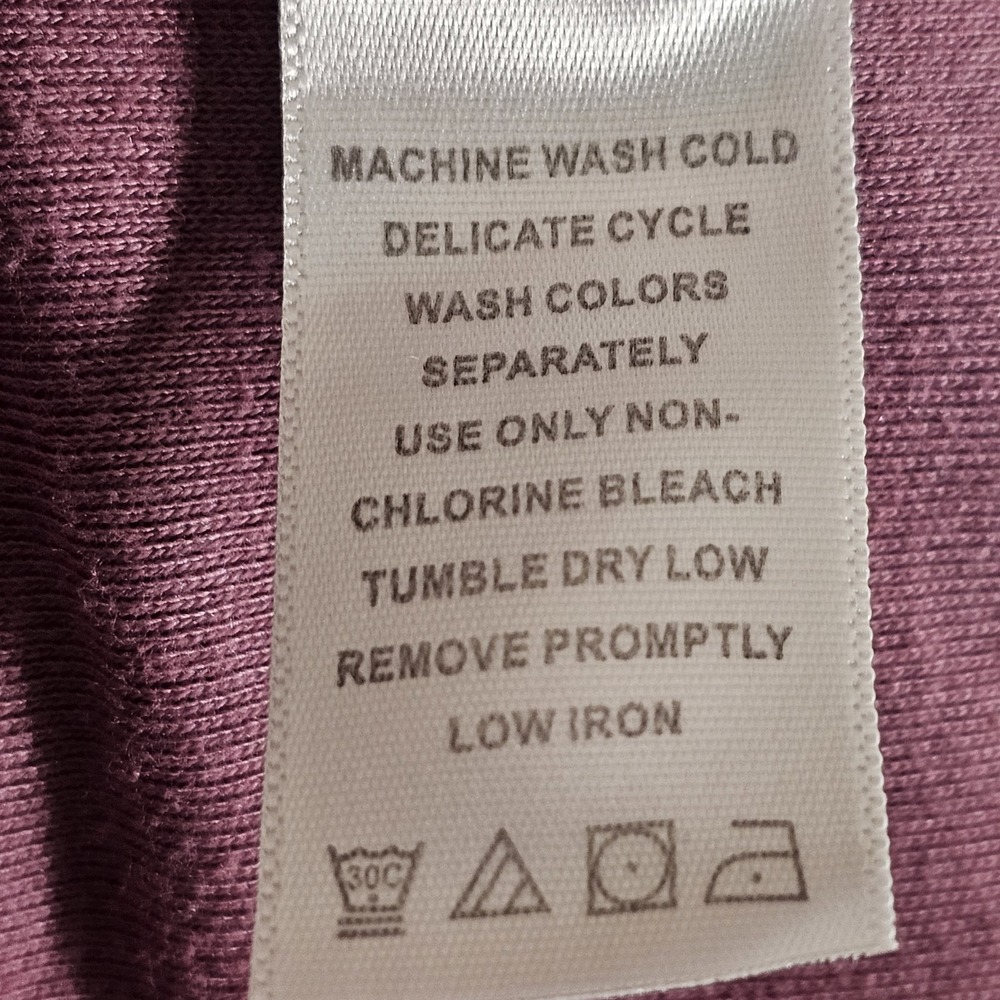 Only Necessities Maxi Dress Womens 1X Mauve Dusty Stretch Knit Modest Layering - Picture 6 of 10